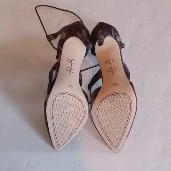 Jessica Simpson Cameo Strappy 4" Pointed High Heels - Picture 8 of 9